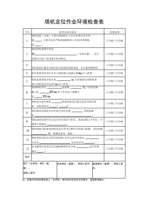 起重机械安全隐患排查表(图6)